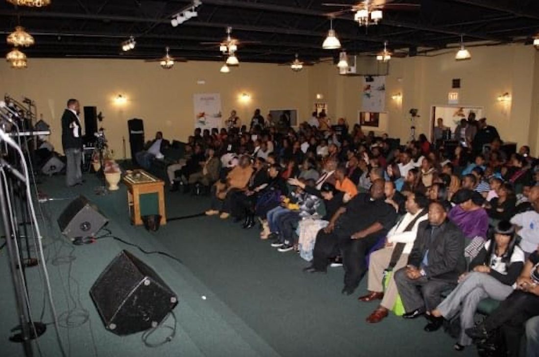 A packed house at a V.O.V community event