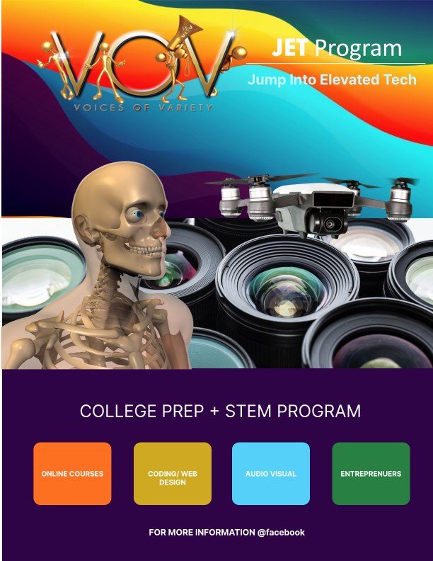 V.O.V JET Program - Jump Into Elevated Tech, college prep and STEM