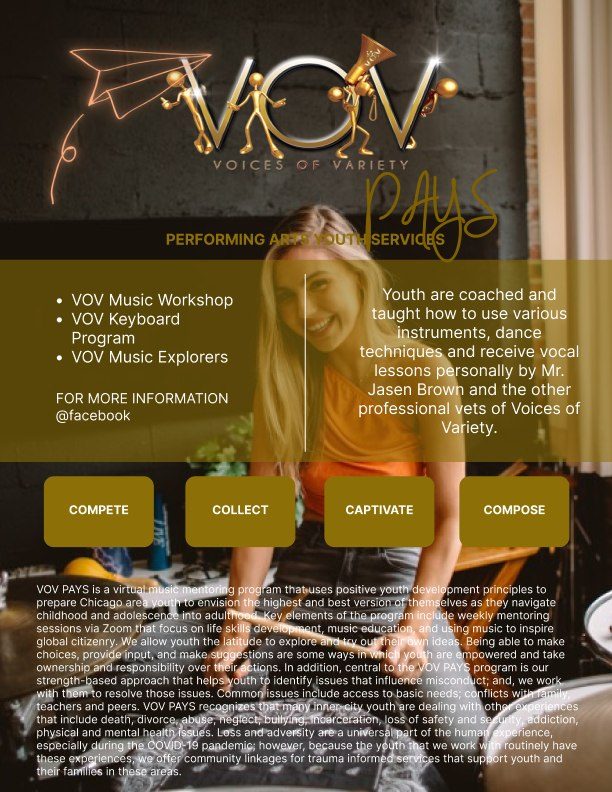 V.O.V PAYS - Performing Arts Youth Services