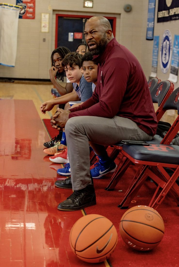 Courtside coaching - locked into the game