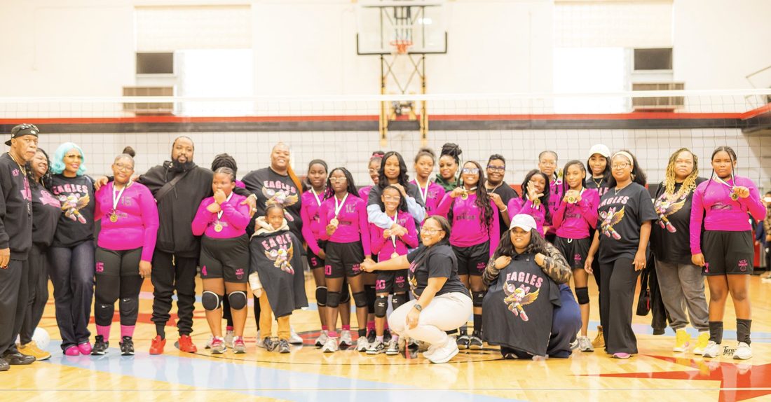 Eagles volleyball - medals for the whole family