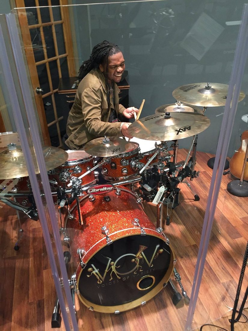 Behind the V.O.V kit - rhythm in the booth